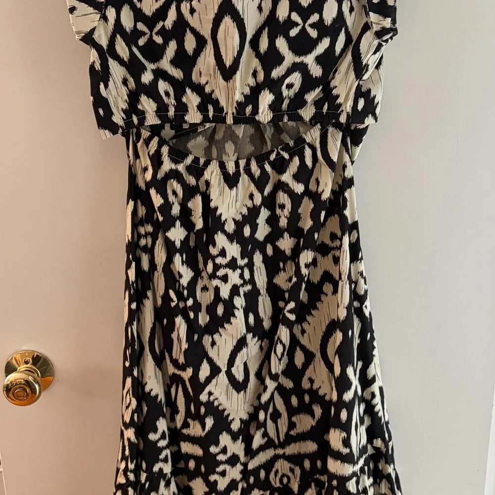Stylish Steve Madden Black and White Patterned Dress - Picture 3 of 8